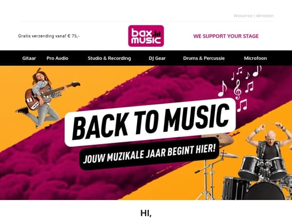 Start je muzikale reis