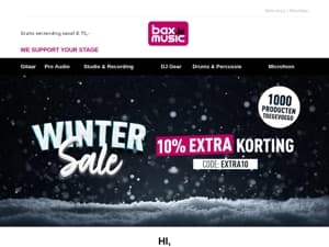 Winter Sale ⭐ nu met 10% extra korting