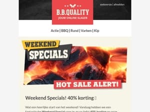 40% korting op de Angus entrecote 🥩🔥!