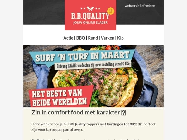 Comfort food met 30% korting❗