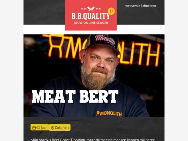BBQualityTimer van de Maand🔥 Maak kennis met Bert @Barbecue_grill_time❗