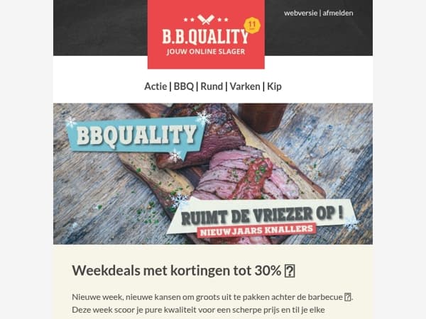Weekdeals met kortingen tot 30% 🔥