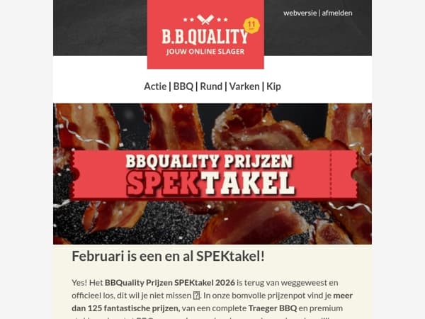 Het BBQuality prijzen SPEKtakel is begonnen🎉
