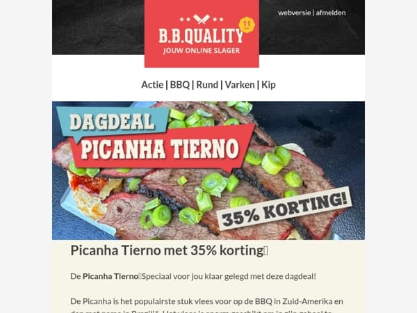 Picanha Tierno met 35% korting ❗| Alleen vandaag 📣