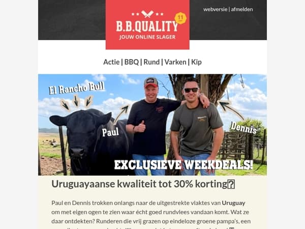 Ontdek Uruguayaanse kwaliteit met tot 30% korting ❗