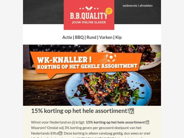 Nederland wint, jij dus ook!🔥.