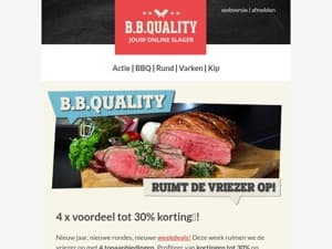 Dikke Weekdeals en scoor de GRATIS maandacties!