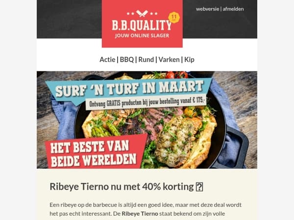 Ribeye Tierno met 40% korting🔥