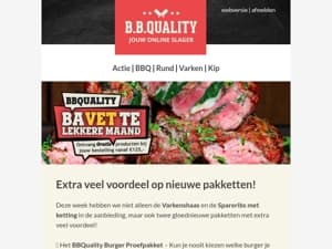 Nieuwe weekdeals en twee nieuwe pakketten met extra veel voordeel 🔥! 