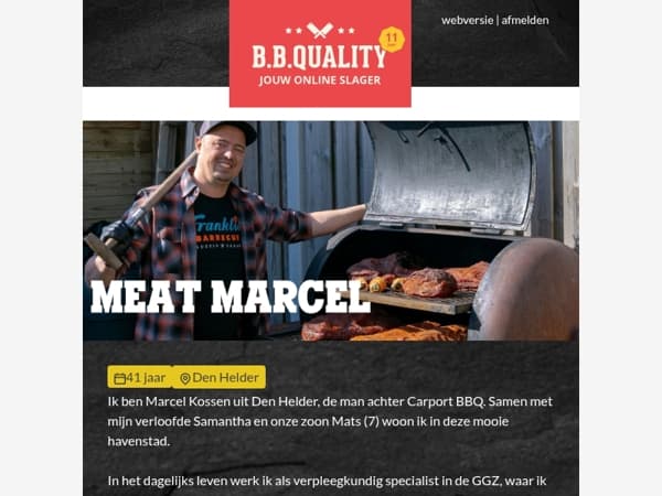 BBQualityTimer van de Maand🔥 Maak kennis met Marcel @CarportBBQ❗