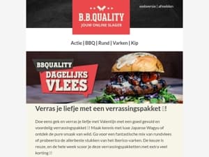 Verras je BBQ-liefje met een verrassingspakket tijdens Valentijn 💝
