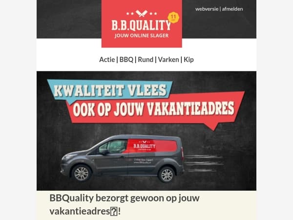 Kwaliteitsvlees op jouw vakantieadres🏕️!