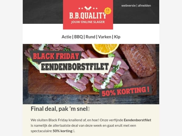 De laatste Black Friday Deal bij BBQuality 📣