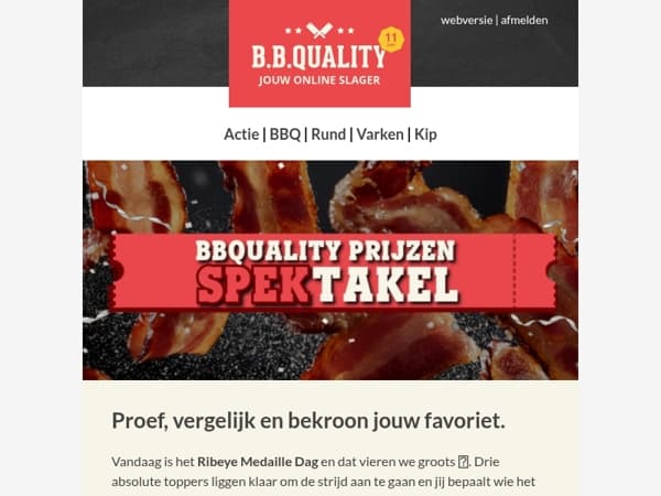 Ribeye Medaille Dag met 40% korting 🥇