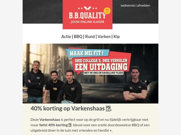 Varkenshaas met 40% korting voor het perfecte diner🔥.