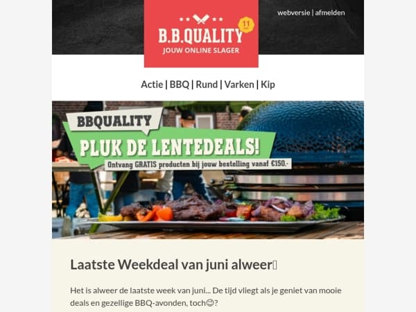 De laatste Weekdeal van juni🔥! Tot 30% korting!