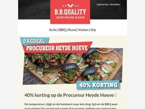 Alleen vandaag 40% korting op de Procureur Heyde Hoeve 🔥