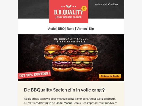De BBQuality Spelen zijn in volle gang❗