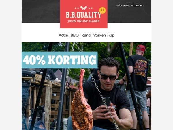40% korting op de Angus tomahawk steak!🔥.