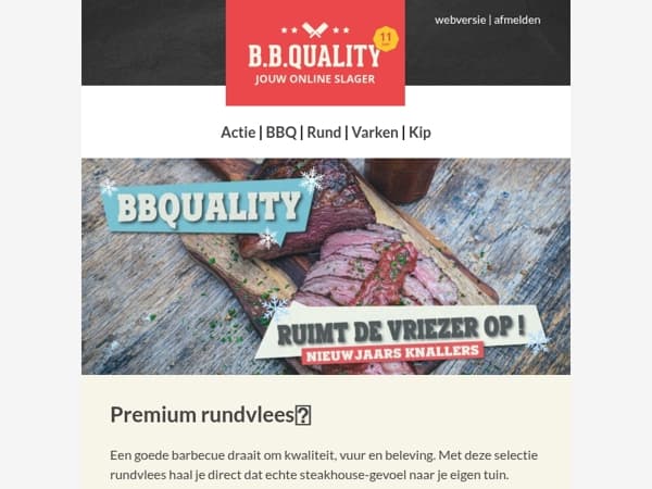 Premium rundvlees voor ultiem grillplezier 🔥