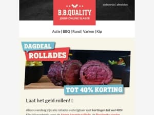 Tot 40% korting op alle rollades 🔥