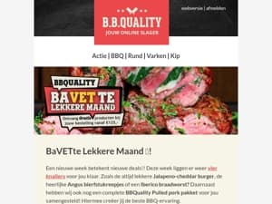 Nieuwe weekdeals met hoge kortingen en GRATIS baVETte producten 🥩! 