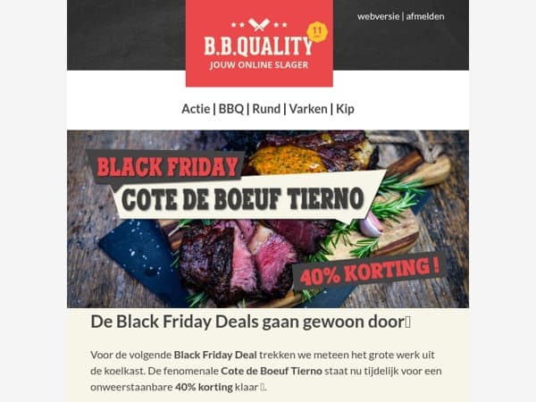Black Friday Deal 4 bij BBQuality 📣 | We gaan gewoon door🔥
