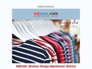NIEUW: Breton Stripe Maritieme Shirts!