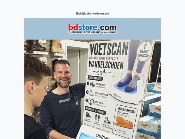 Vind de wandelschoen die écht bij jouw voeten past