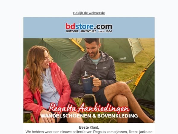 SALE: Regatta Kleding & Schoenen!