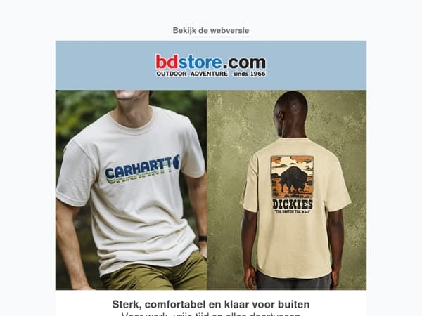 Zomerklaar met Carhartt, Dickies & Timezone