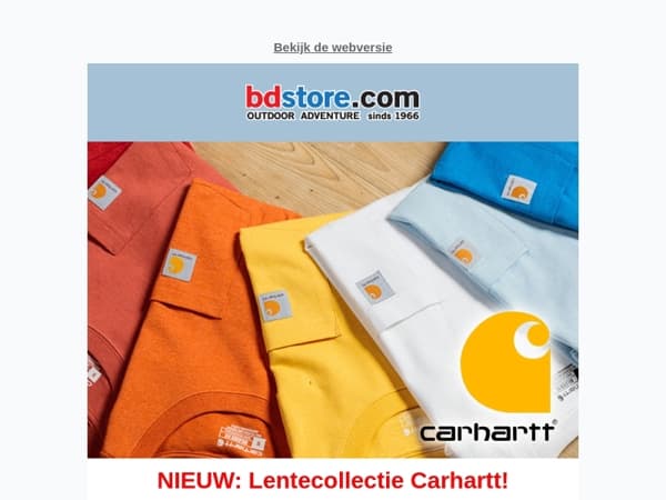 NIEUW: Carhartt lente collectie!