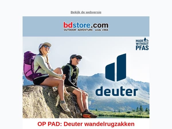 Op pad in de lente! Rugzak & Wandelschoenen