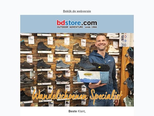 Wandelschoenen collectie van Europese topmerken!