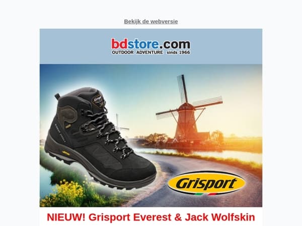 NIEUW! Jack Wolfskin & Grisport Everest