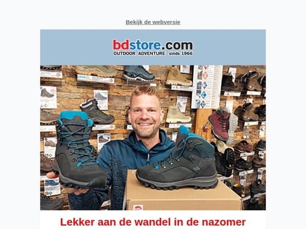 Goed voorbereid voor een nazomer wandeling?