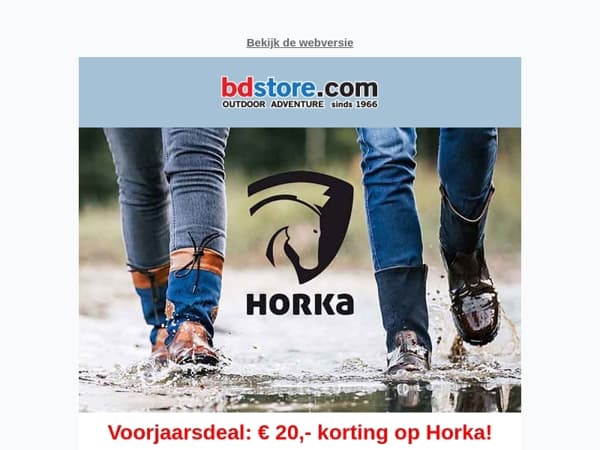 LENTEDEAL: Horka Laarzen € 20,- Korting!