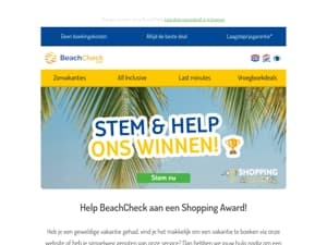 Stem & help ons aan een Shopping Award!