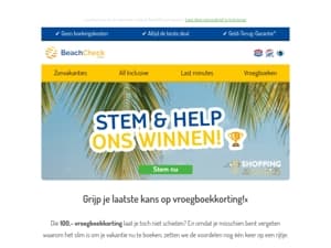 Nog maar 2 dagen vroegboekvoordeel ⏳