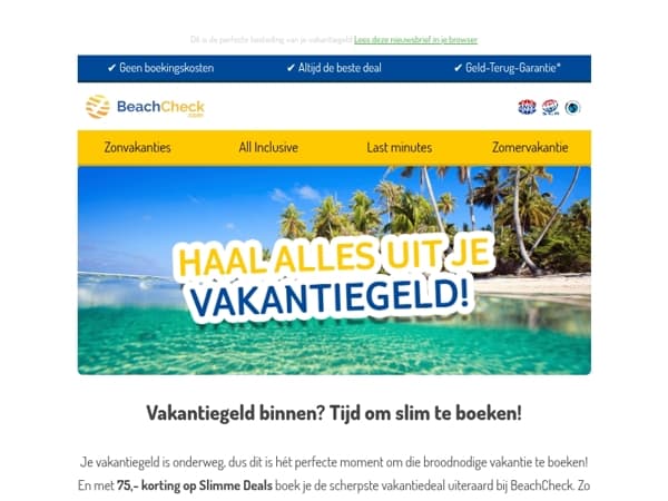 Zo haal je het maximale uit je vakantiegeld Mail