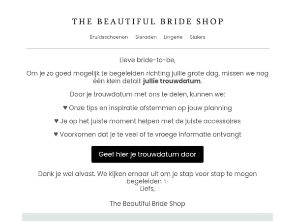 Mogen wij iets vragen over jullie grote dag? 💍