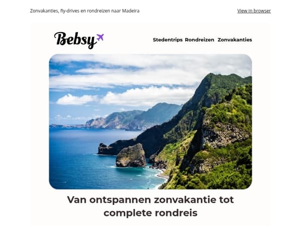 Ontdek Madeira het bloemeneiland op jouw manier | Bebsy