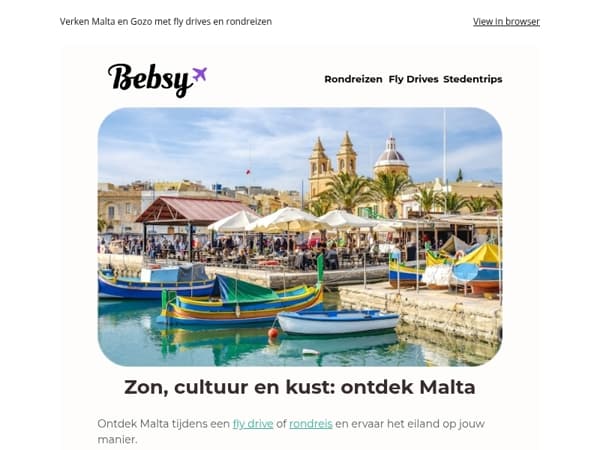 Zon, cultuur en kust: ontdek Malta deze zomer