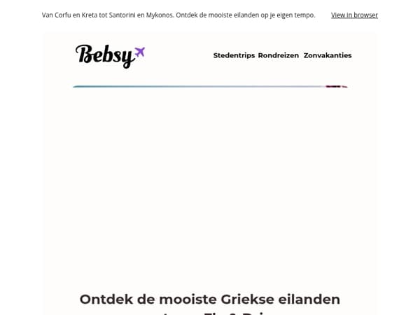 Ontdek de Griekse eilanden met een Fly & Drive