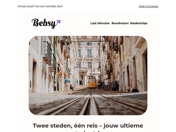 Twee steden, één reis – ontdek onze combinatiereizen ✈️
