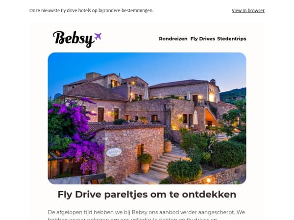 Nieuw: Fly Drive pareltjes om te ontdekken