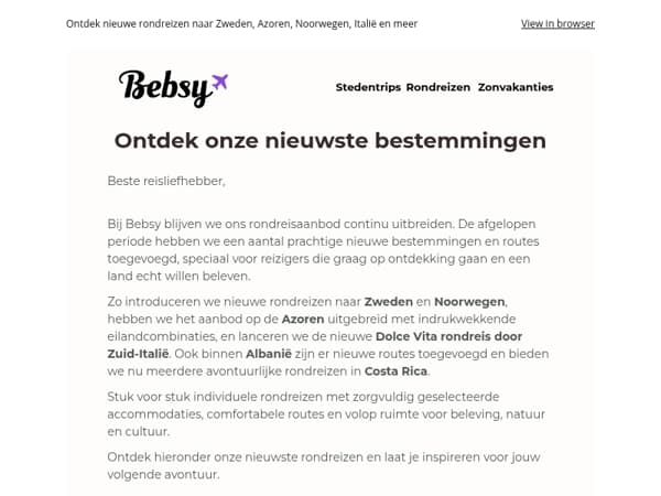 Nieuwe rondreizen bij Bebsy – ontdek onze nieuwste bestemmingen
