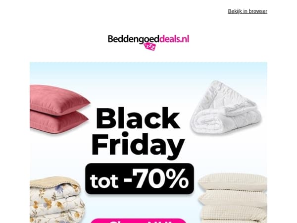 🖤 Black Friday Sale start vandaag 🖤