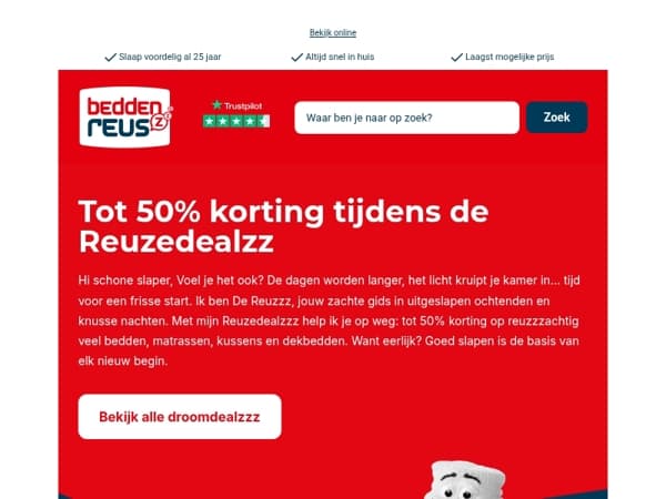 Tot 50% korting op jouw frisse start