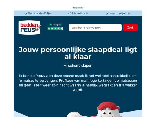 Maf lekker slapen: tot 49+1% korting